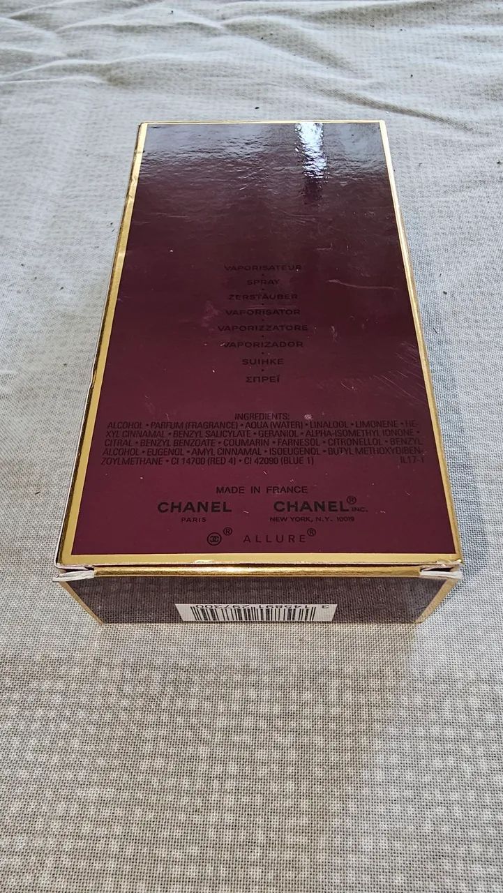 Perfume Chanel Allure Sensuelle 100ml EAU de Parfum Original NOVO