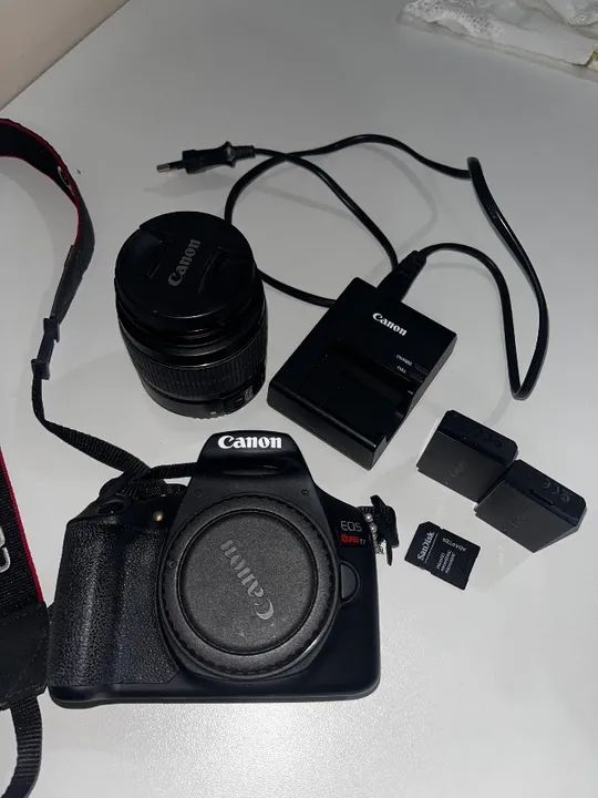 Câmera Canon T7+ com lente 18-55mm - Foto 2