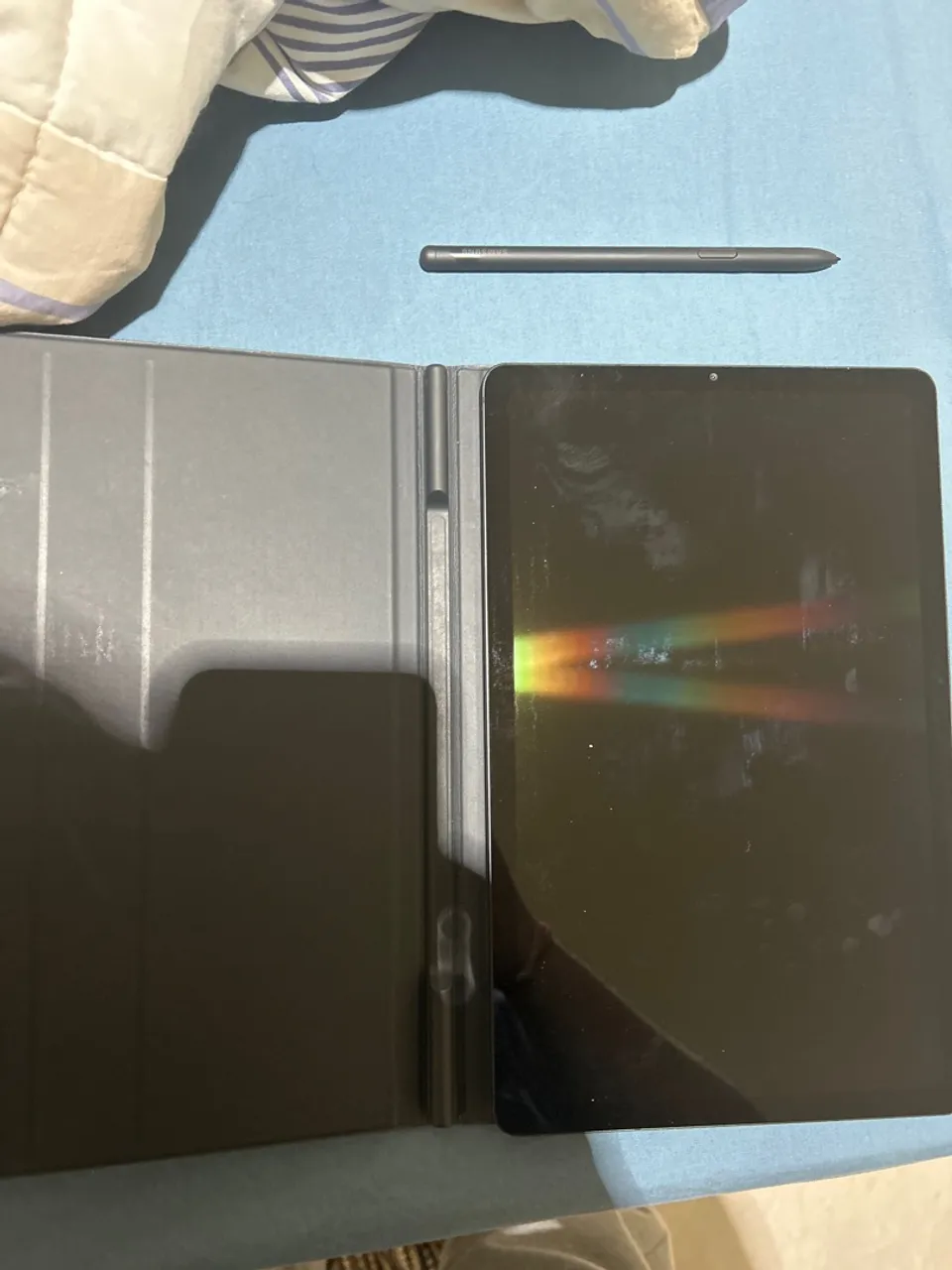 Tablet Samsung com S Pen com caixa