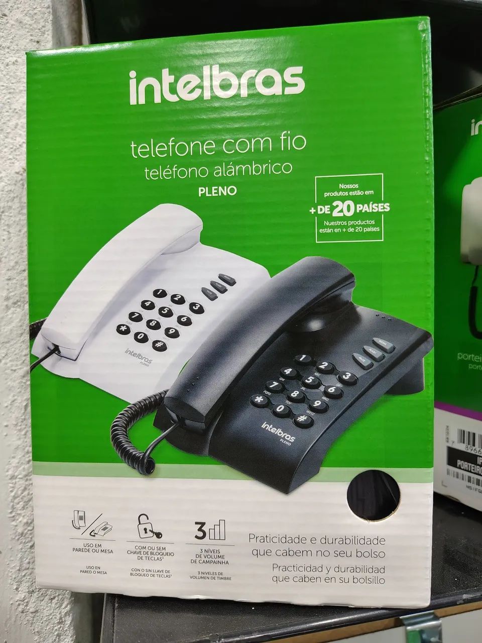 Telefone Fixo Intelbras Pleno - Novo e Lacrado!