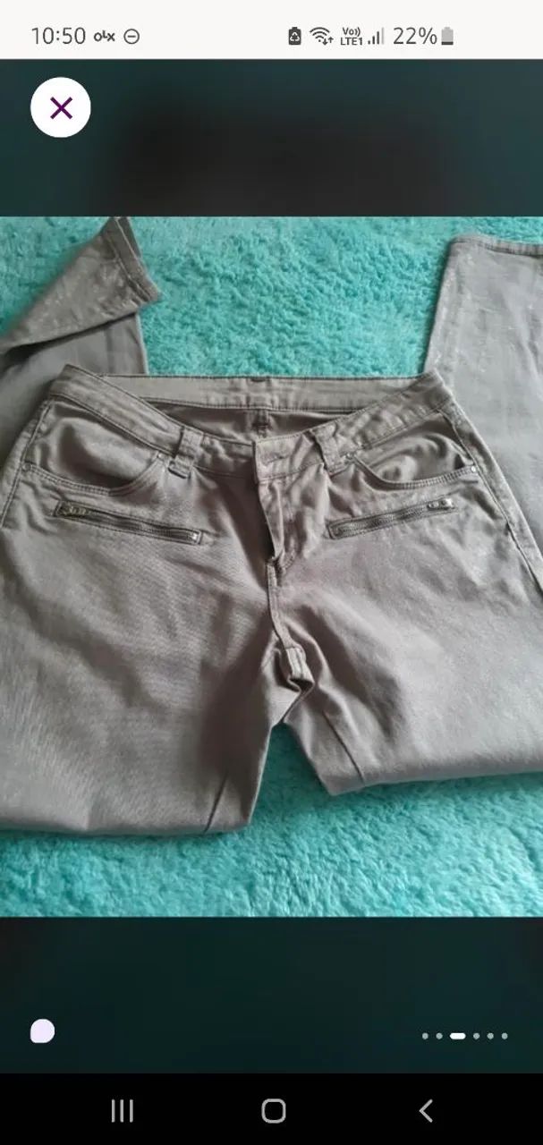 Calça cinza animal print  - Foto 3