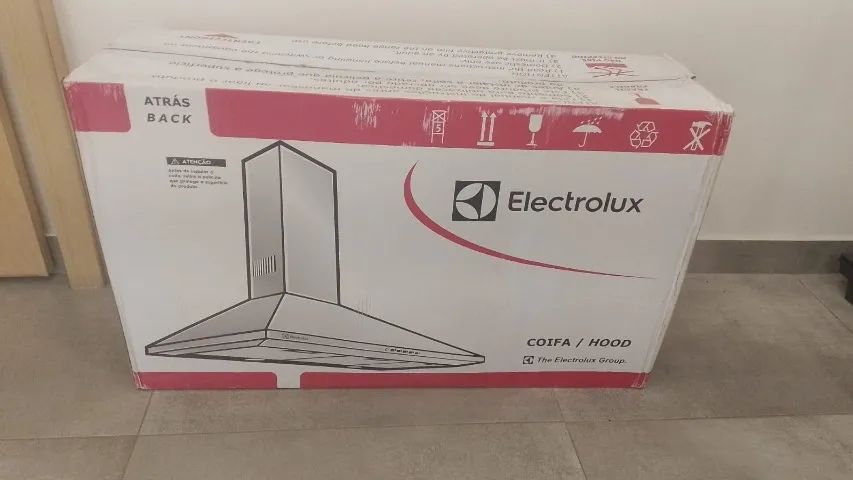 COIFA PAREDE 90CXS INOX ELETROLUX - NOVA NA CAIXA 127V