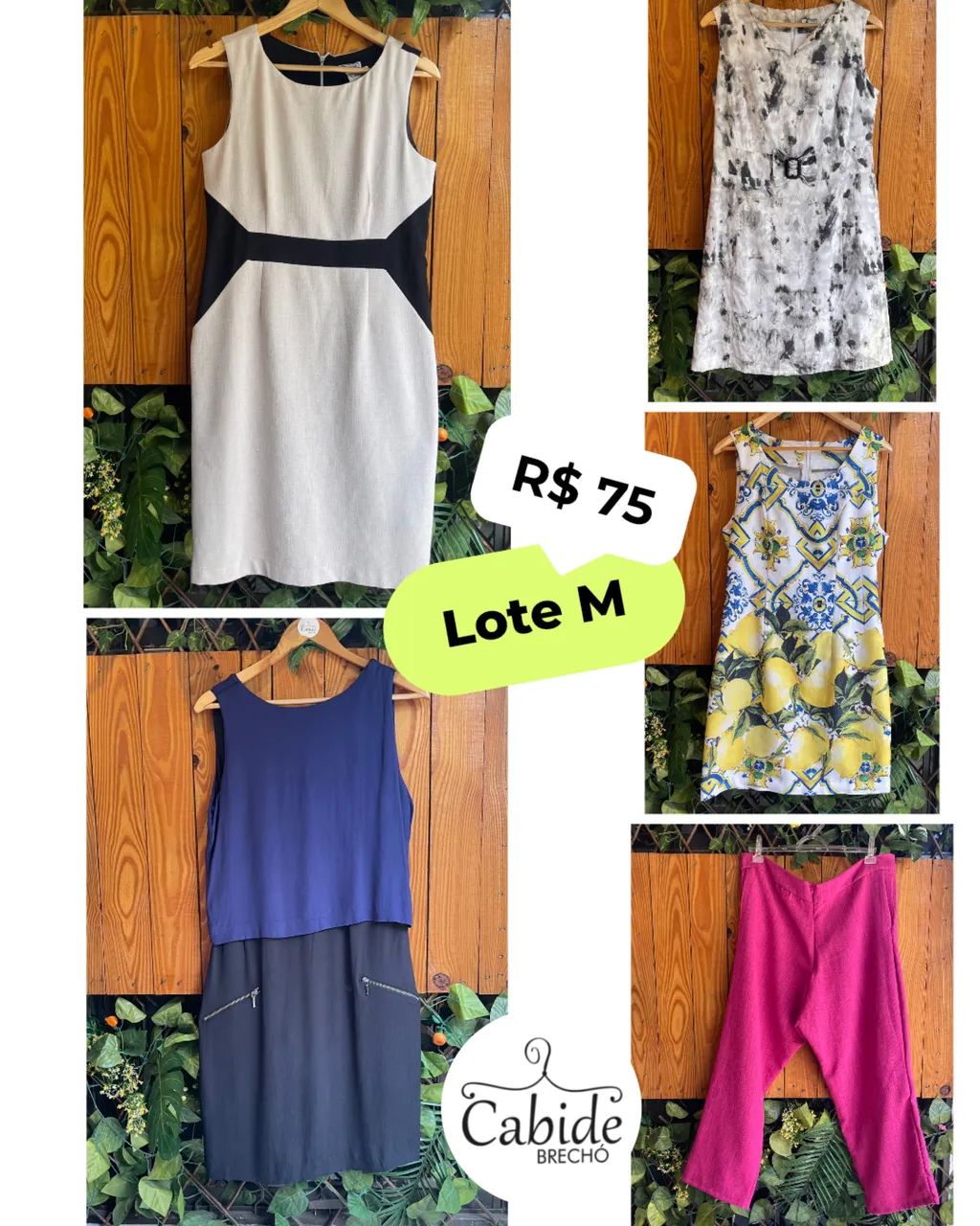 Lote roupas TAM M