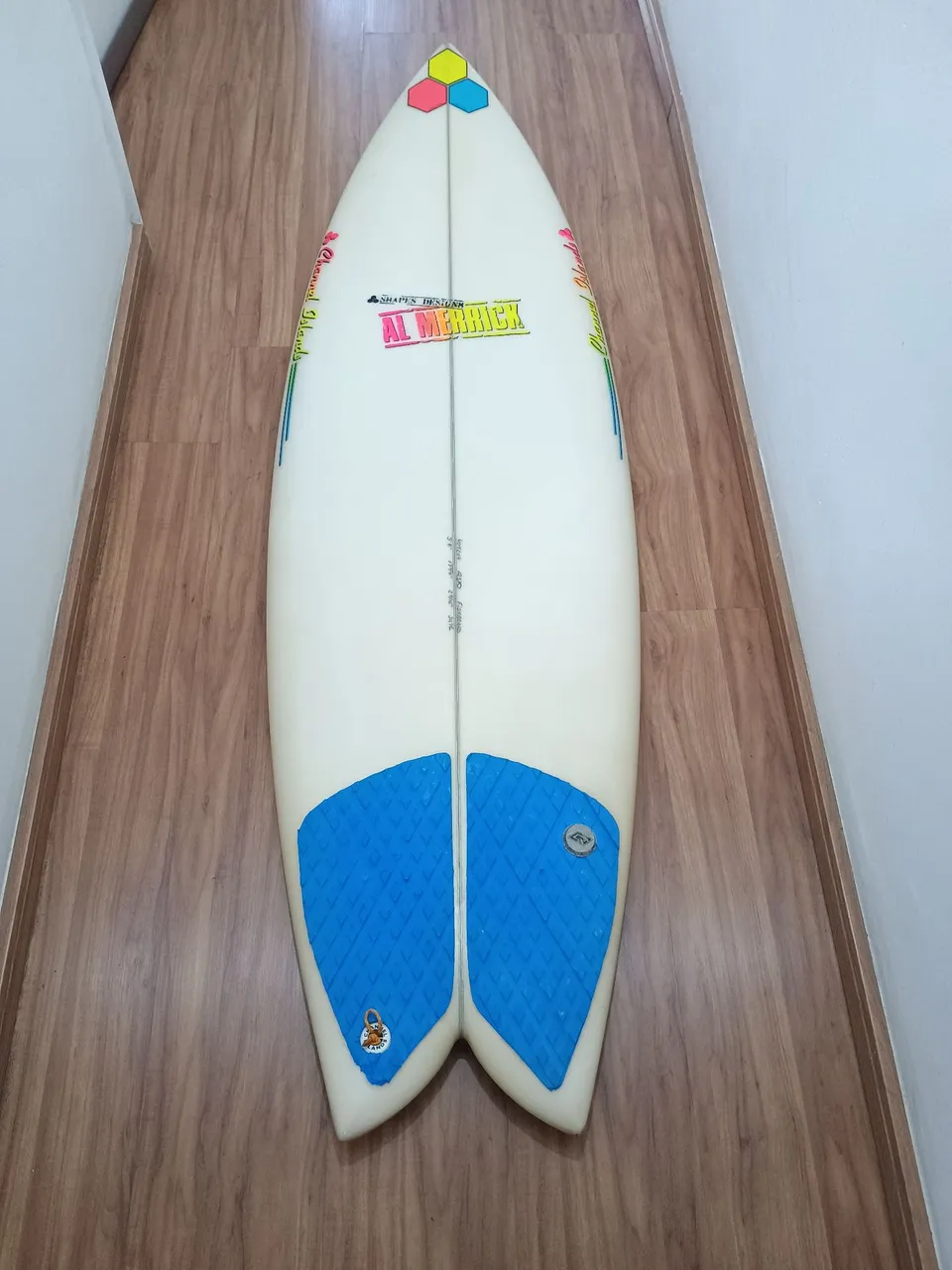 Prancha de Surf Al Merrick Channel Islands 5'8 19 5/8  2 9/16 30.9l PU 