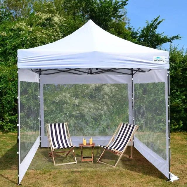 Fechamento lateral pra tenda sanfonada 3x3 articulada parede lateais 4 cores - Foto 4