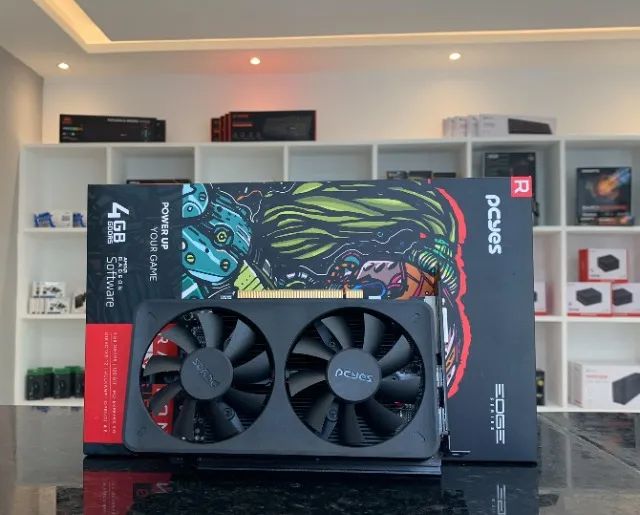 Placas de Vídeo RX 550, 4GB, 128bits, DDR5