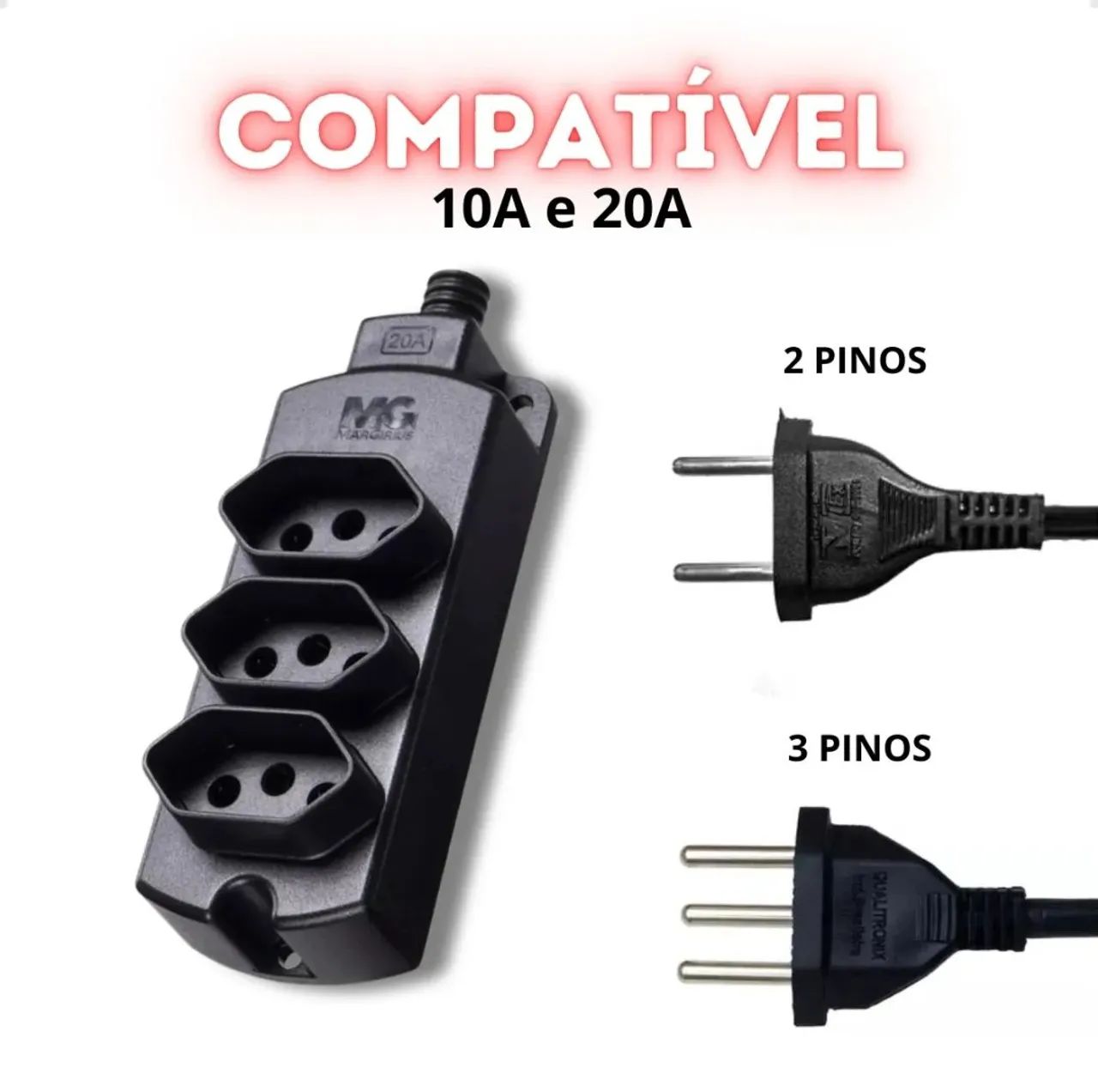 Extensão Elétrica 50 metros -  Cabo PP 2x1.0mm  Profissional - Pronta Entrega - Foto 2