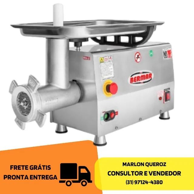 Moedor de Carne Bermar Boca 22 Para Açougue