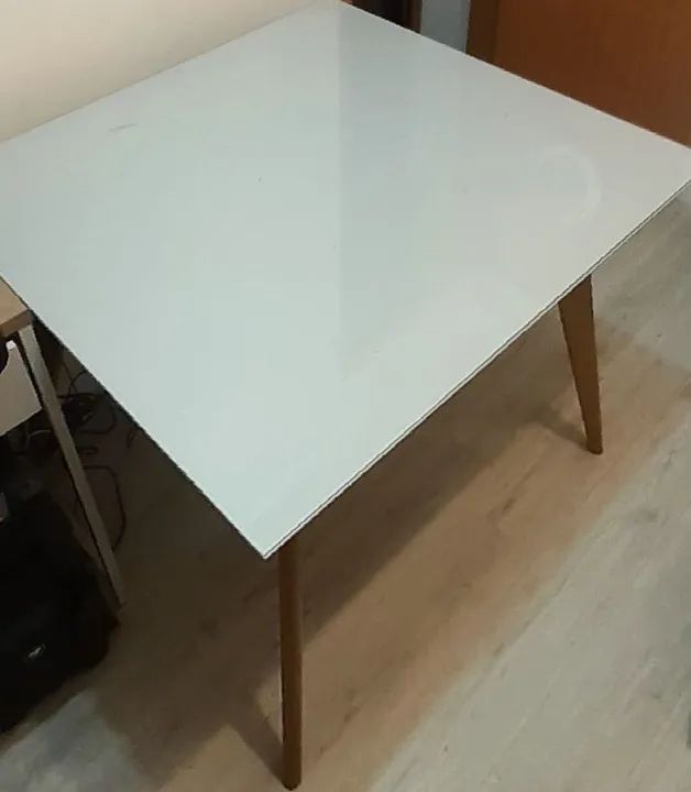 Mesa de Vidro - Off-White 