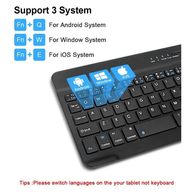 Teclado Bluetooth Ultrafino Wireless - Foto 3