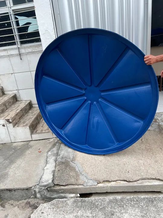 Tampa para caixa d'água 1000 litros azul
