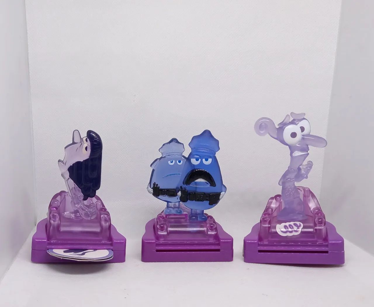 Lote 3 bonecos Divertidamente 2 McDonald's 2024 - Foto 5