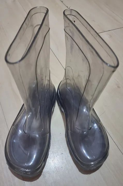 Galocha Infantil Transparente Com Brinde - Foto 3