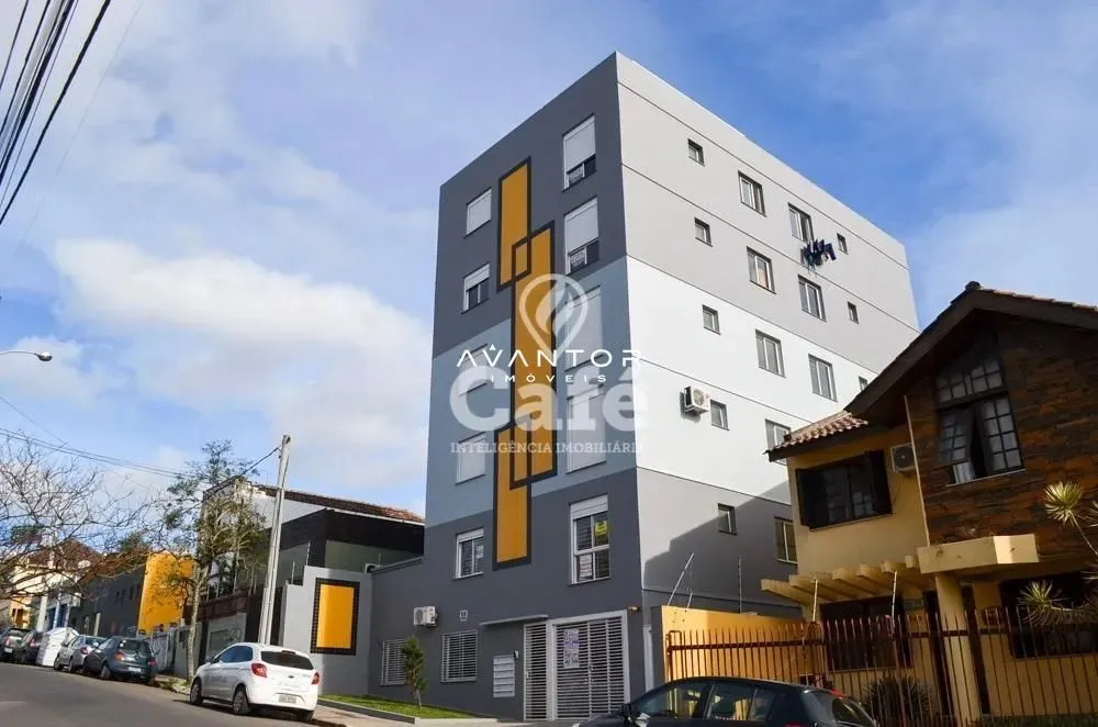 Imóvel de 1 dormitório, com sala/cozinha conjugados e churrasqueira.