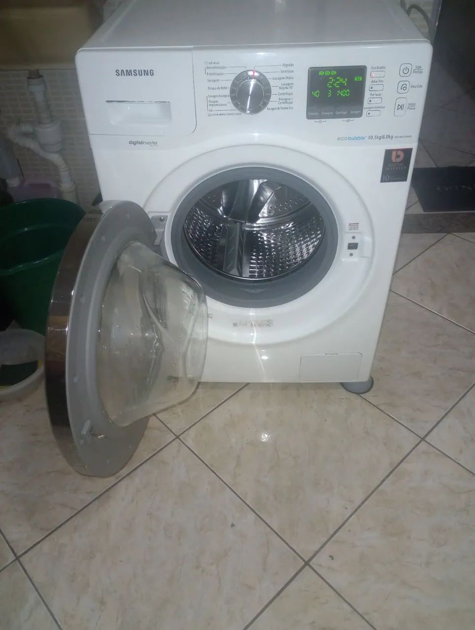 Máquina de Lavar Samsung 10,1kg Eco Bubbl 127 voltse - Foto 2