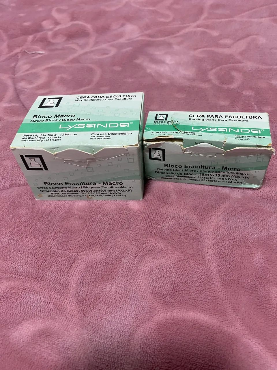 Bloco De Cera Odontológica 