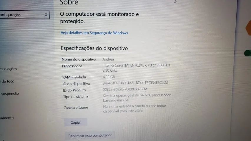 Notebook Samsung Np350xaa Core i3 7° Geração 8GB de Ram Ssd 240GB - Foto 3