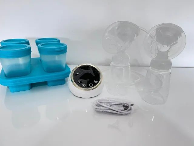 Bomba Elétrica Dupla para Amamentação - Extração Eficiente de Leite Materno