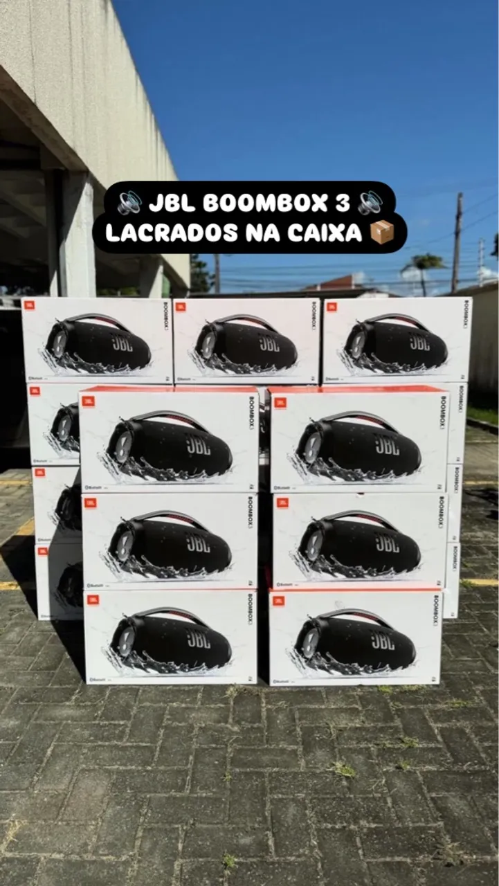 JBL Boombox 3 Lacrado - Novo na Caixa