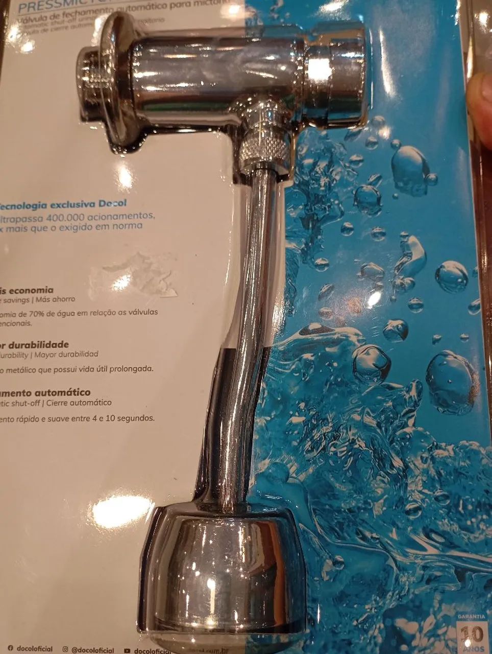 Válvula de Fechamento Automático para Mictório Decol
