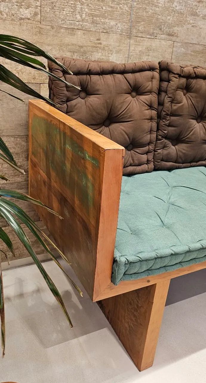 Banco Peroba Rosa e Mesinha de Apoio - Foto 5