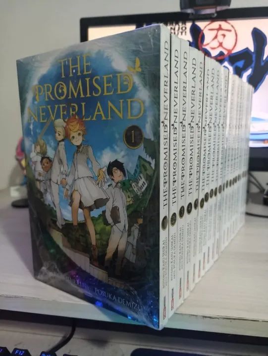 Coleção Mangás The Promised Neverland Completo 1 ao 20 Pouco Usado