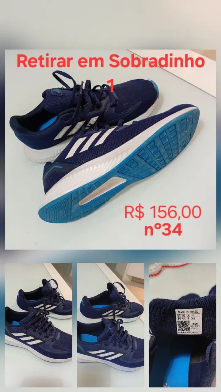 ブルー Adidas n°34 - Calçados - Sobradinho, Brasília 1452898499 | OLX