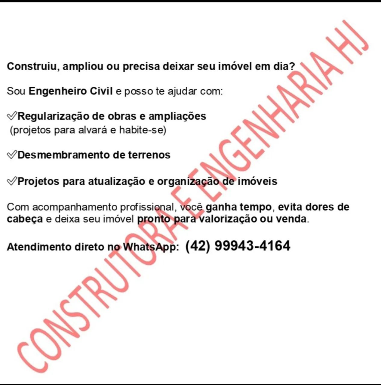 Regularização Habite-se Alvarás 