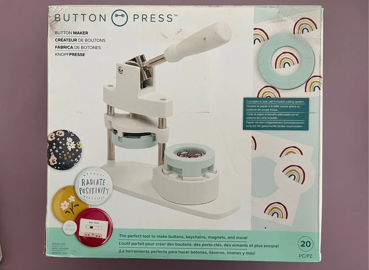 Máquina de Fazer Bottons - Button Press