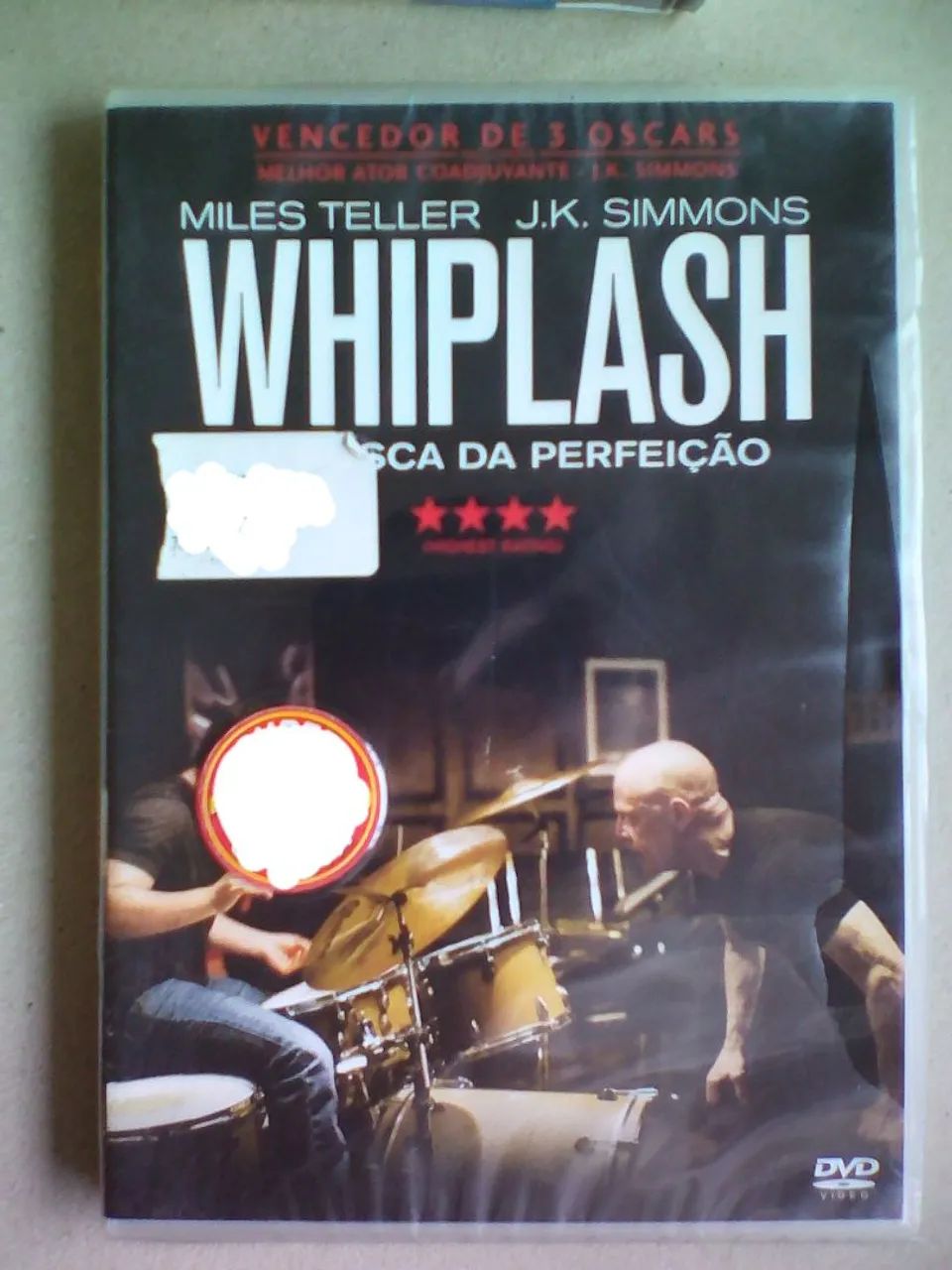 DVD filme whiplash 