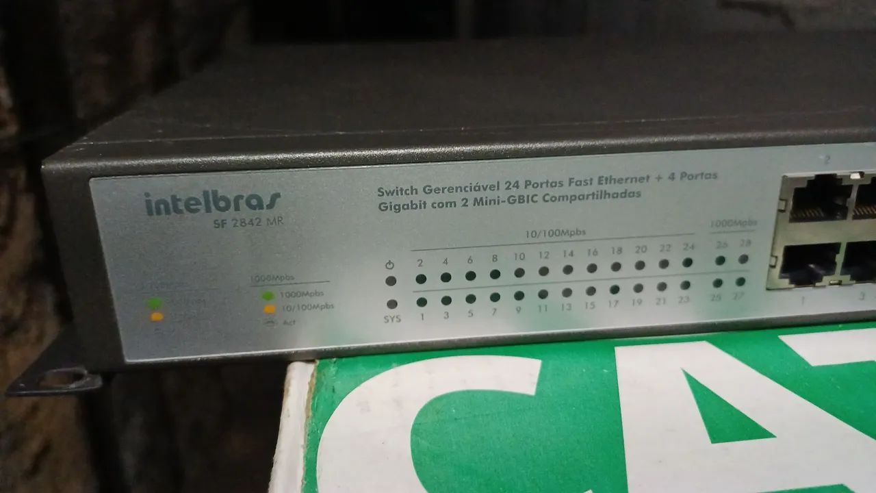 Swicth Gerenciavel Intelbras 24 portas SF 2842 MF