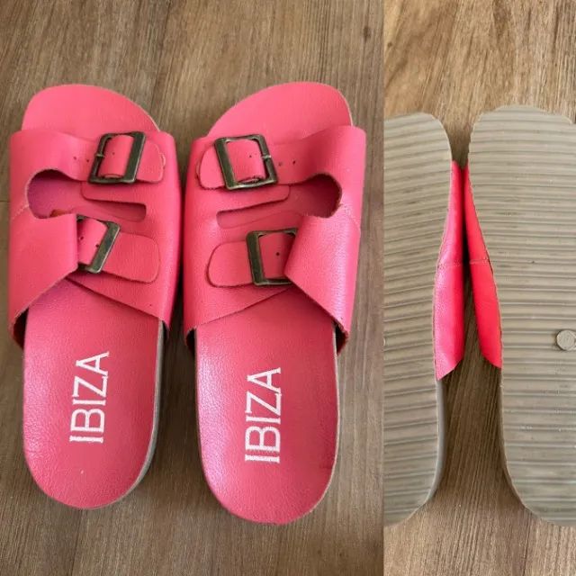 Sandália Birken Ibiza com Solado de Cortiça e Fivelas Ajustáveis - Tamanho 35