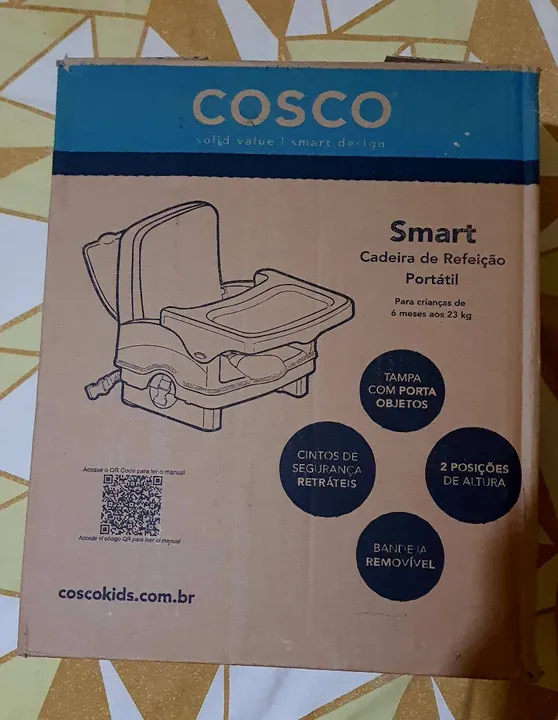 Cadeira de Refeição Portátil Smart Cosco
