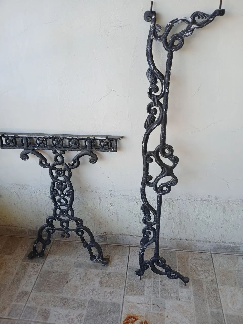 Pés de Mesa em Ferro - Estilo Vintage