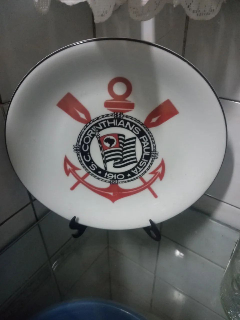 Prato Corinthians Colecionável