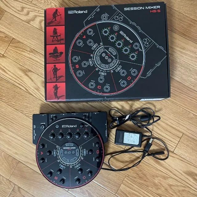 HS-5 Session Mixer Roland Mesa de som gravação e ensaio silencioso