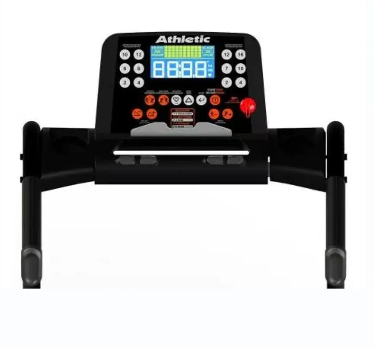 Esteira ATHLETIC RACER 16 KM/HORA BIVOLT ,DOBRÁVEL, NUCA FOI USADA,NA EMBALAGEM, - Foto 6