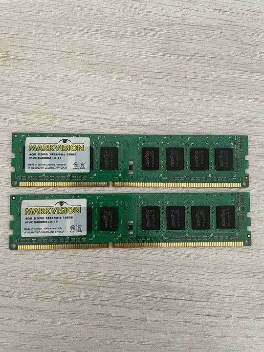 Memória RAM 2x4GB DDR3 - Foto 2