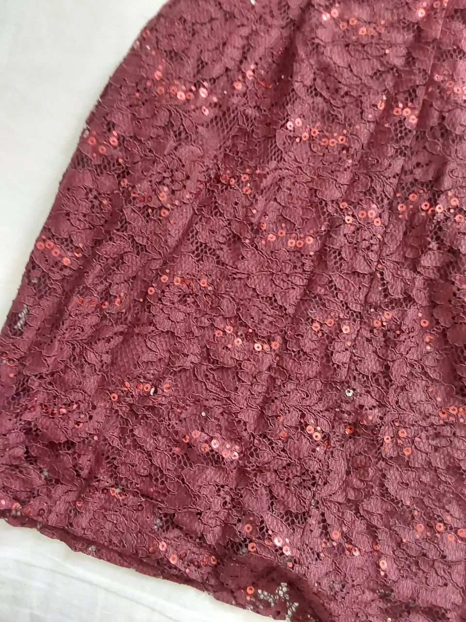 Vestido cor de vinho para festa  - Foto 4