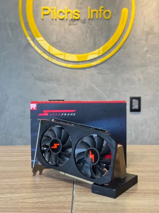 RX 550 4GB Superframe - Loja física - Garantia - Olx Pay - Foto 2