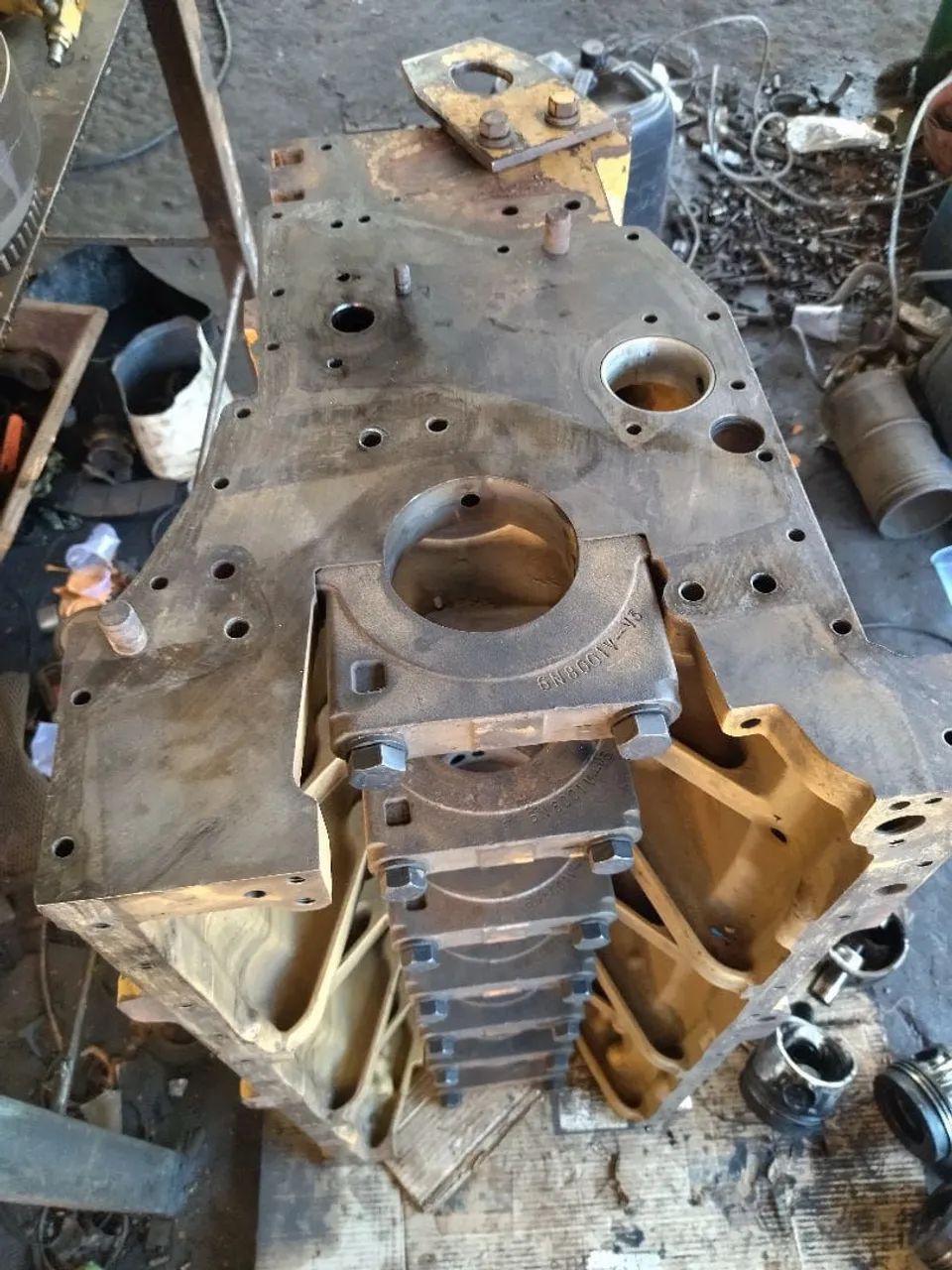 Bloco do Motor 3306 com placa  - Foto 3