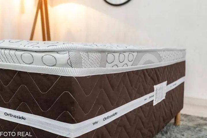 Cama Box Molas Ensacadas Solteiro- Produto Novo Entrega Rápida - Foto 4