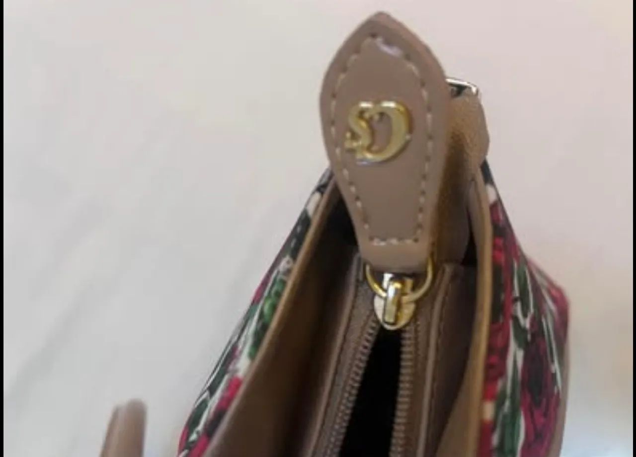 Bolsa de Ombro Floral Carmen Steffens - Foto 3