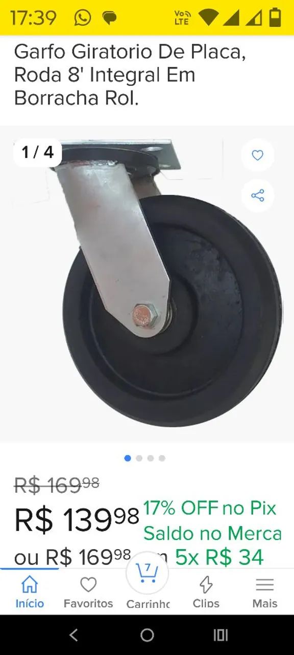 Vendo uma roda giratória  - Foto 6