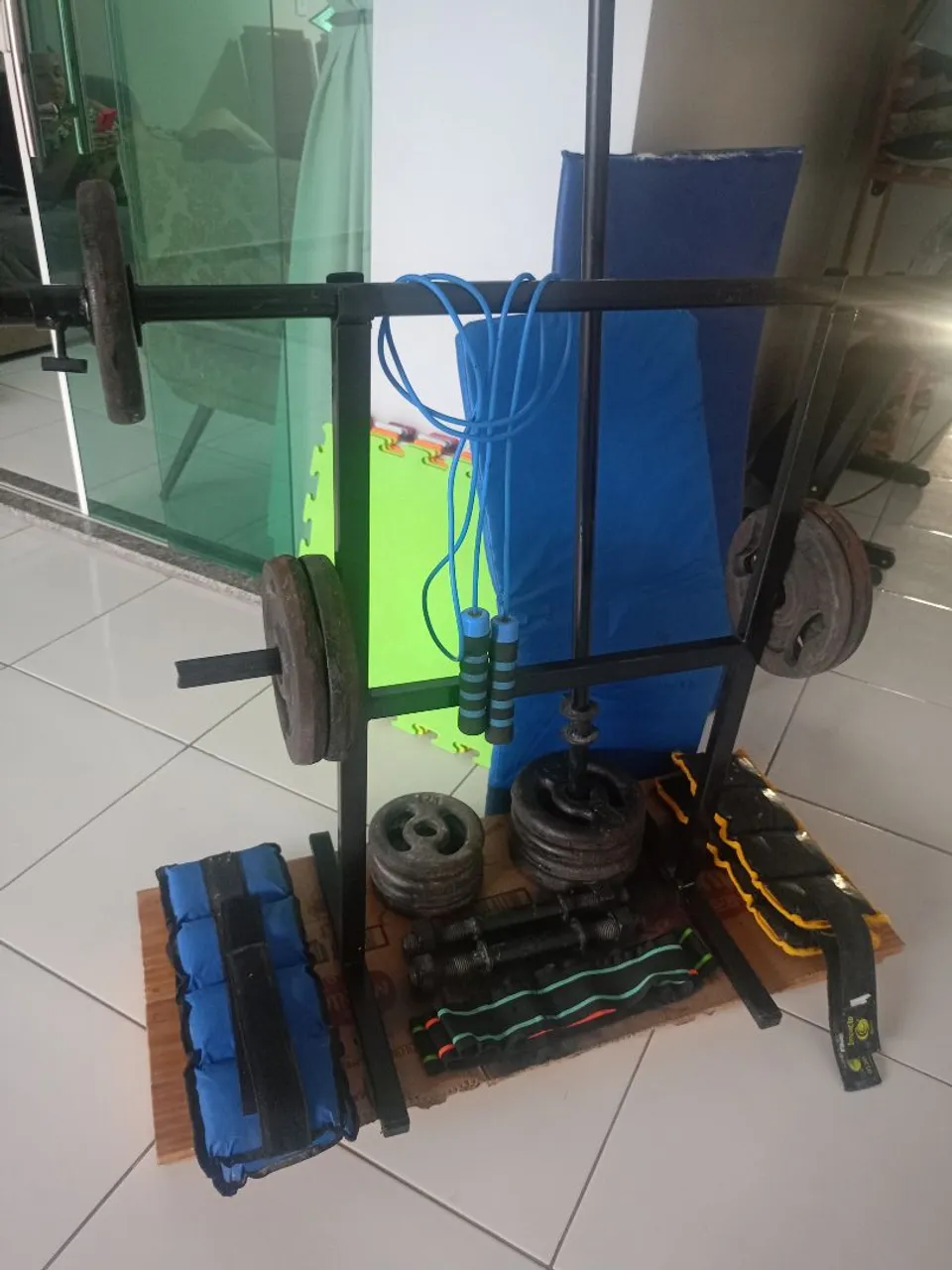 Kit Completo de Academia em Casa