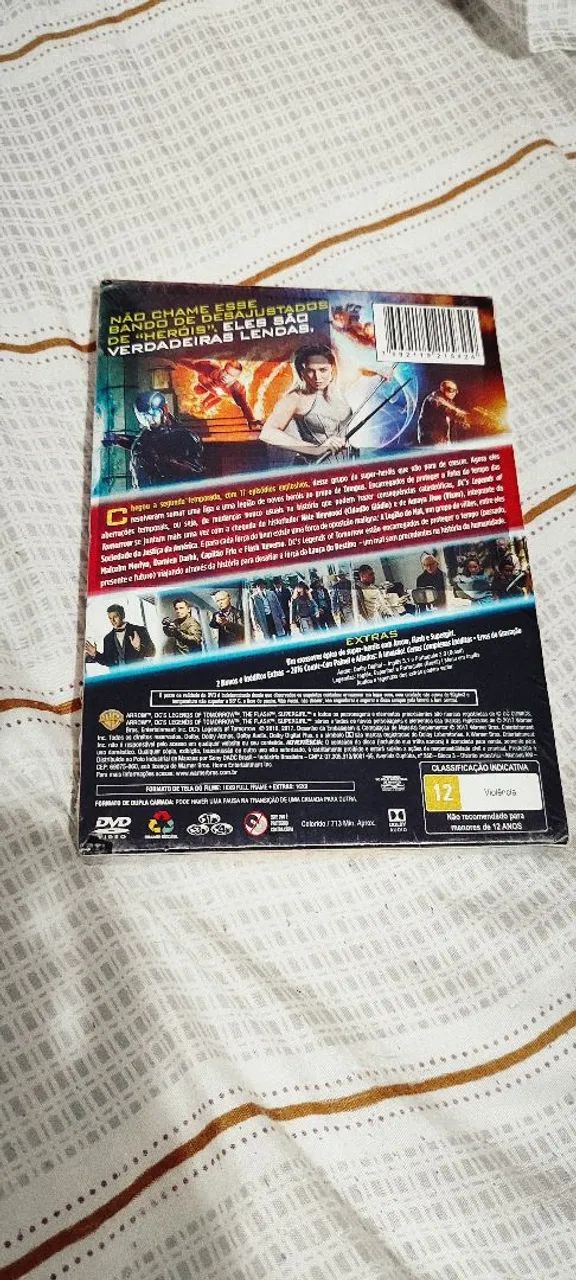 オプション D1 DVD DVD NOVOS LACRADOS DC LEGENDS OF TOMORROW TEMP 1 E 2 COMPETA - CDs