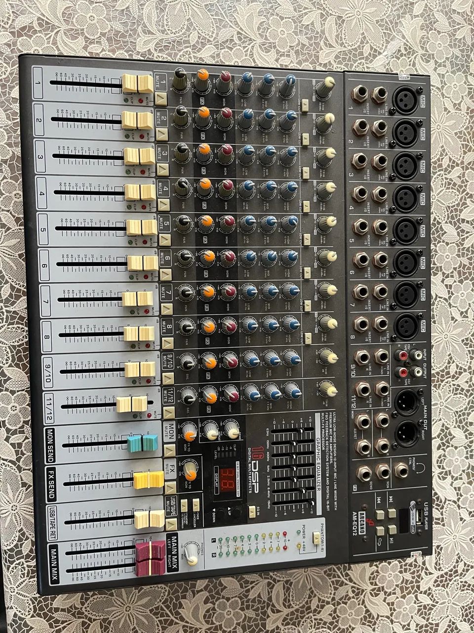 Mesa de som arcano 12 canais  - Foto 4