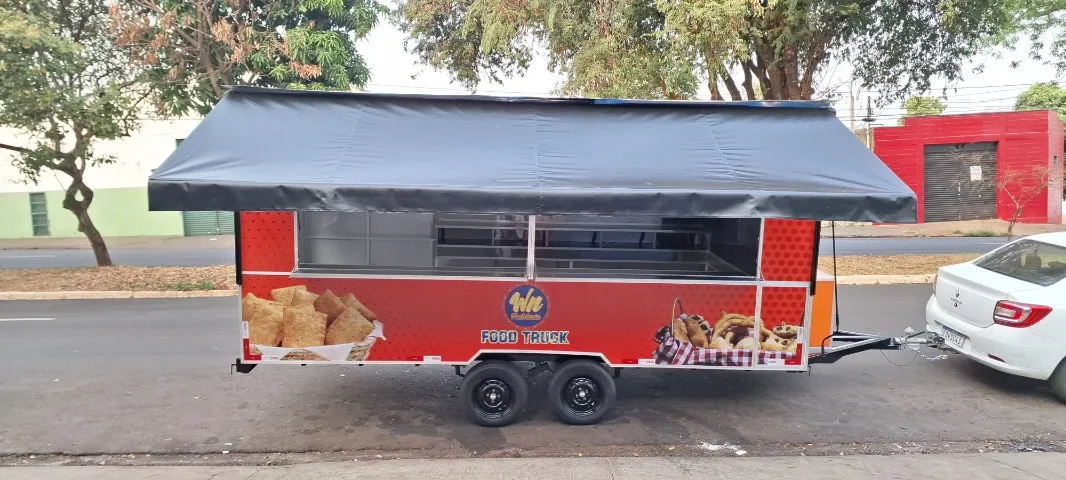 Trailer Food 5x2m Pronto Para Trabalhar