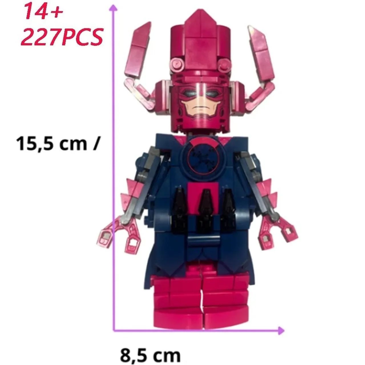 Galactus Devorador de Mundos - Miniatura de Blocos Marvel (15cm) - Foto 2
