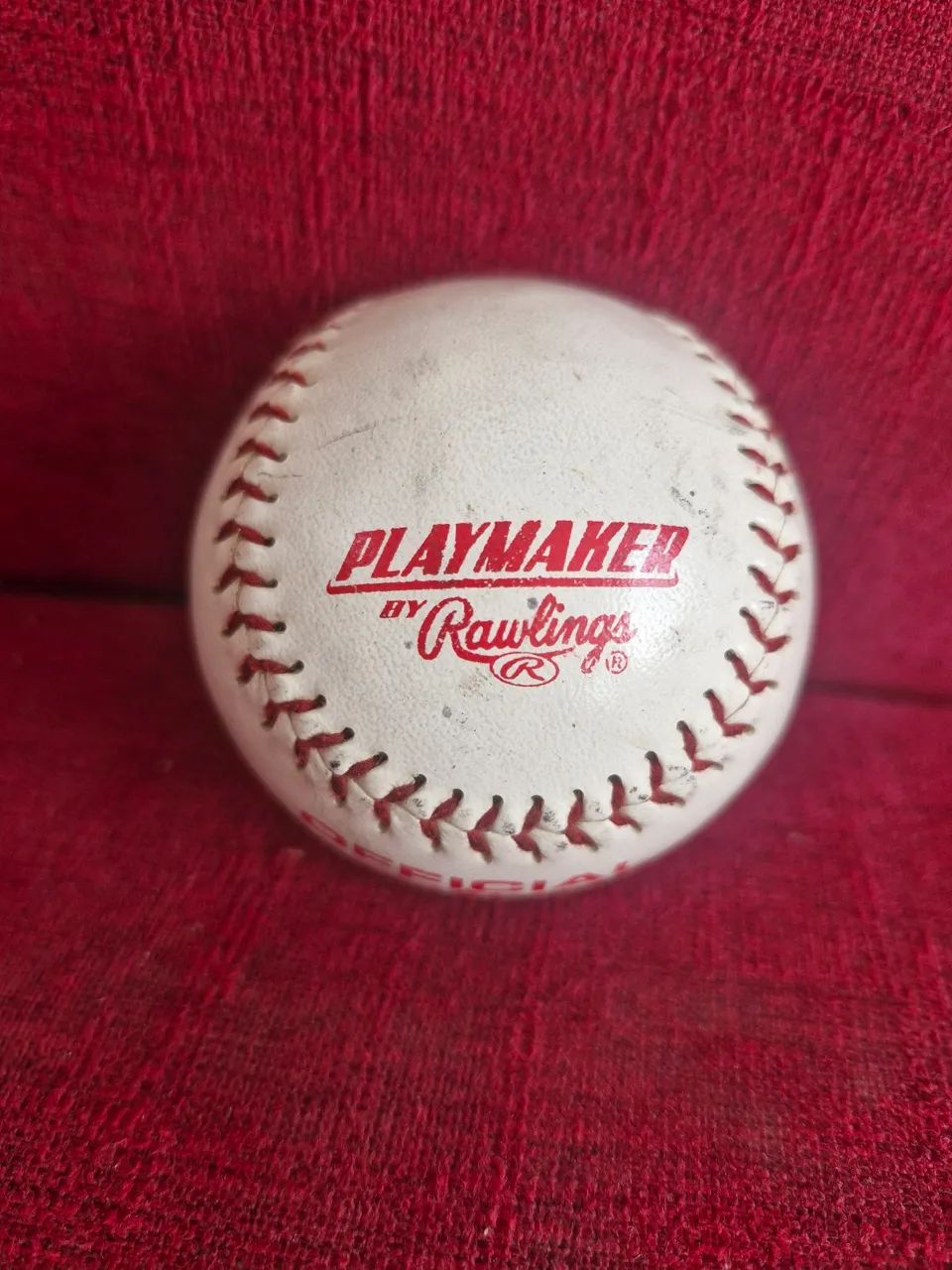 Bola oficial de beisebal antiga playmaker - Foto 2